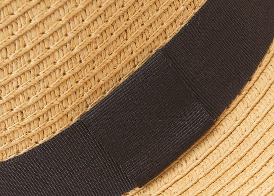 Custom Embroidered Straw Floppy Beach Hats