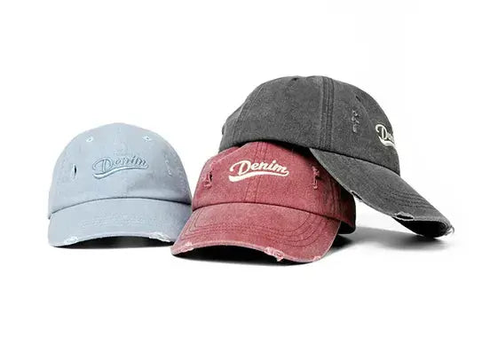 Custom Embroidered Vintage Dad Caps
