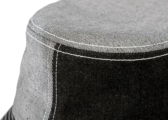 Custom Jean Denim Bucket Hats with Patch Logo