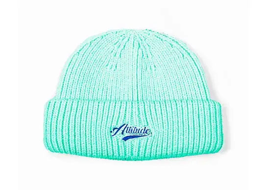 Custom Knit Short Thick Fisherman Beanies