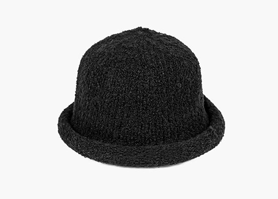 Custom Thick Knitted Wool Bucket Hat - 1395