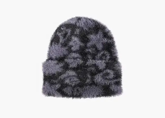 Custom Mink Fur Fluffy Beanie Hat - 1342