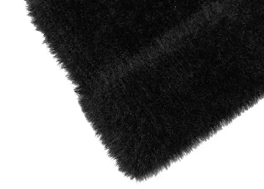 Custom Nylon Fluffy Fuzzy Beanie Hats
