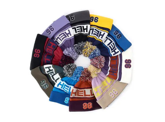 Custom Personalized Knit Beanies with Pom Pom