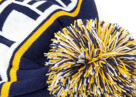 Custom Personalized Knit Beanies with Pom Pom