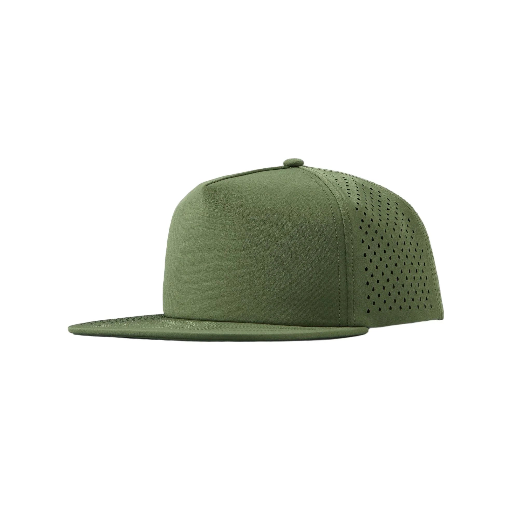 Custom Personalized 5 Panel Laser Perforated Snapback Hats - 5015