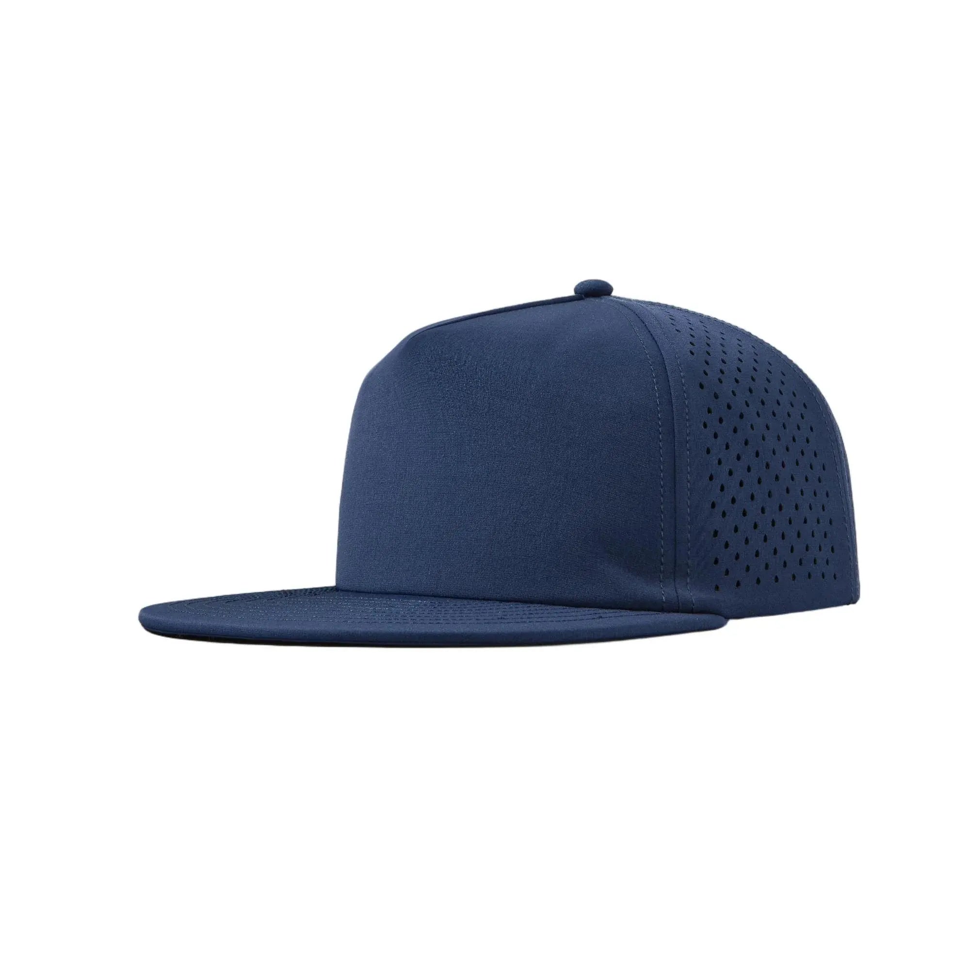 Custom Personalized 5 Panel Laser Perforated Snapback Hats - 5015