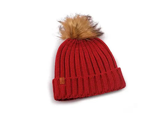 Custom Pom Pom Beanie Hats Womens