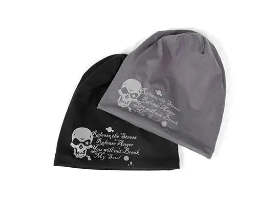Custom Screen Printed Cotton Jersey Slouchy Beanies