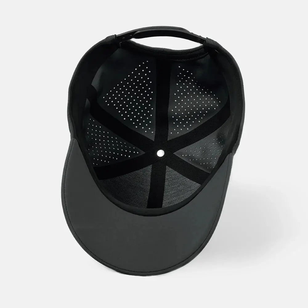 Custom Seamless Water Repellent Perforated 5 Panel Snapback Golf Hat