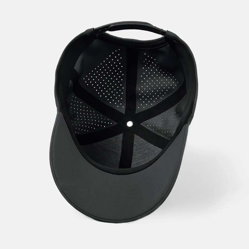 Custom Seamless Water Repellent Perforated 5 Panel Snapback Golf Hat