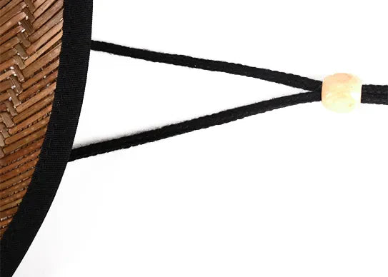 Custom Straw Lifeguard Hats with Patch Logo Printed Under Brim