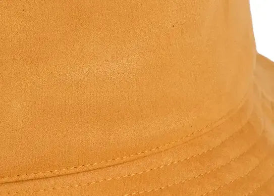 Suede Leather Bucket Hats Wholesale