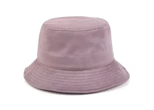 Suede Leather Bucket Hats Wholesale