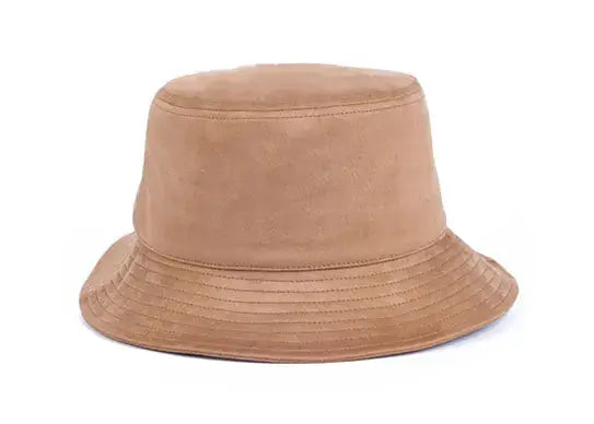 Suede Leather Bucket Hats Wholesale