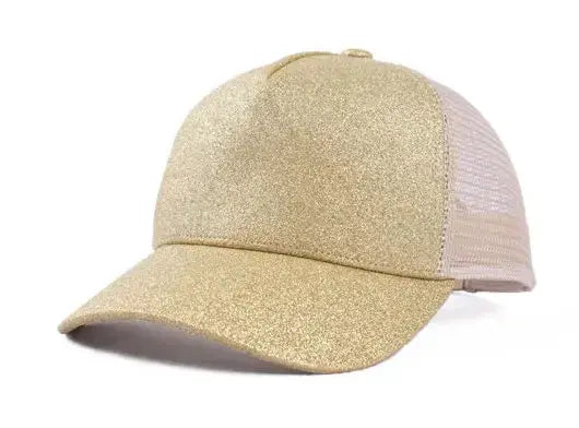 Wholesale Criss Cross Ponytail Trucker Hats