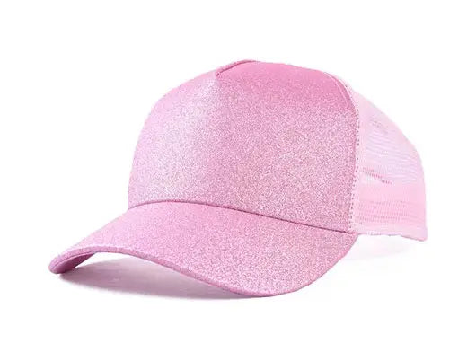 Wholesale Criss Cross Ponytail Trucker Hats