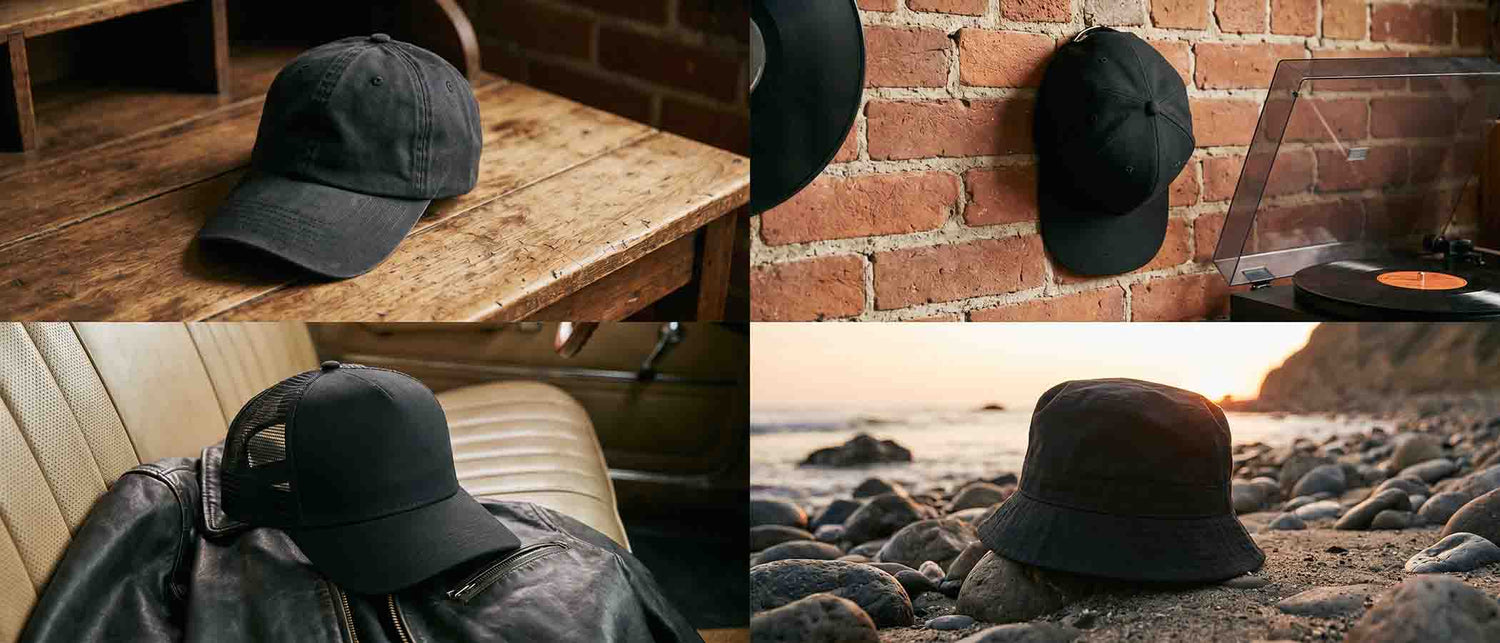 blank black hats wholesale style guide
