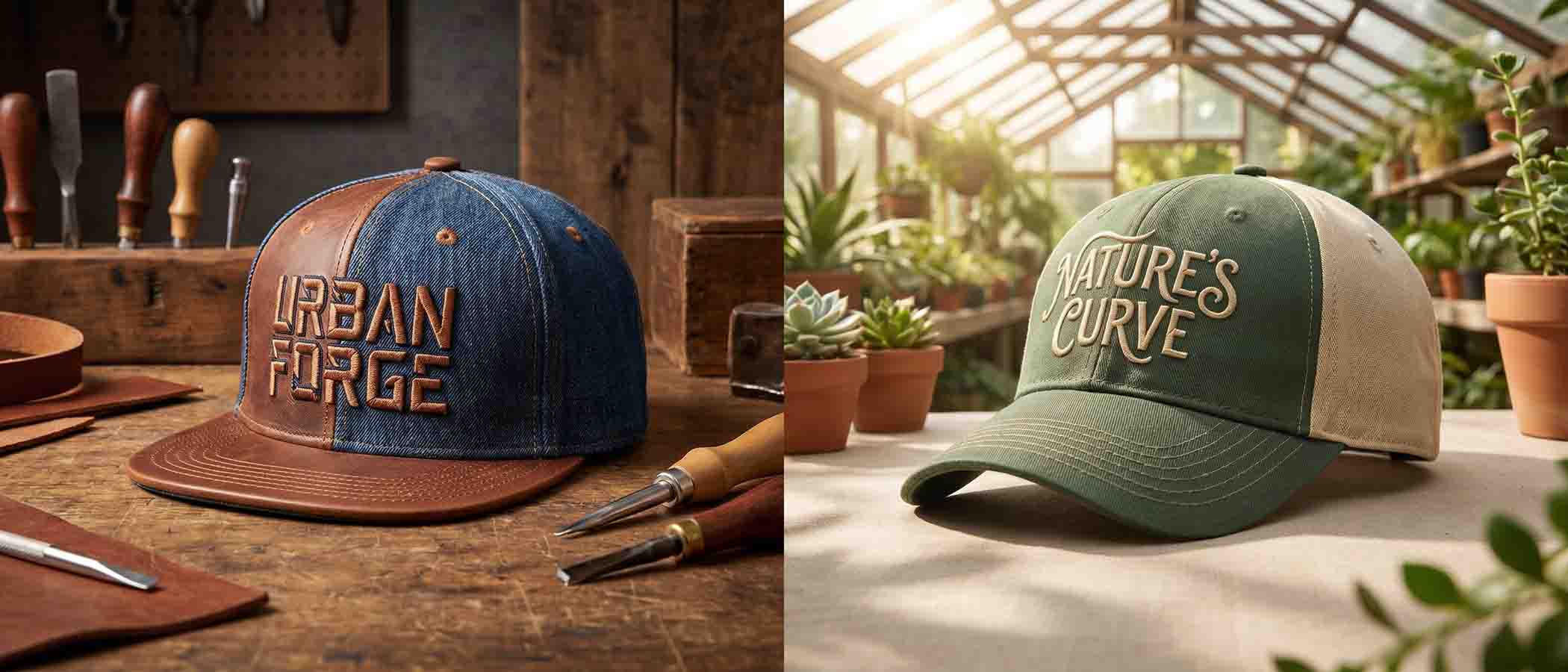 flat bill vs curved bill hats guide