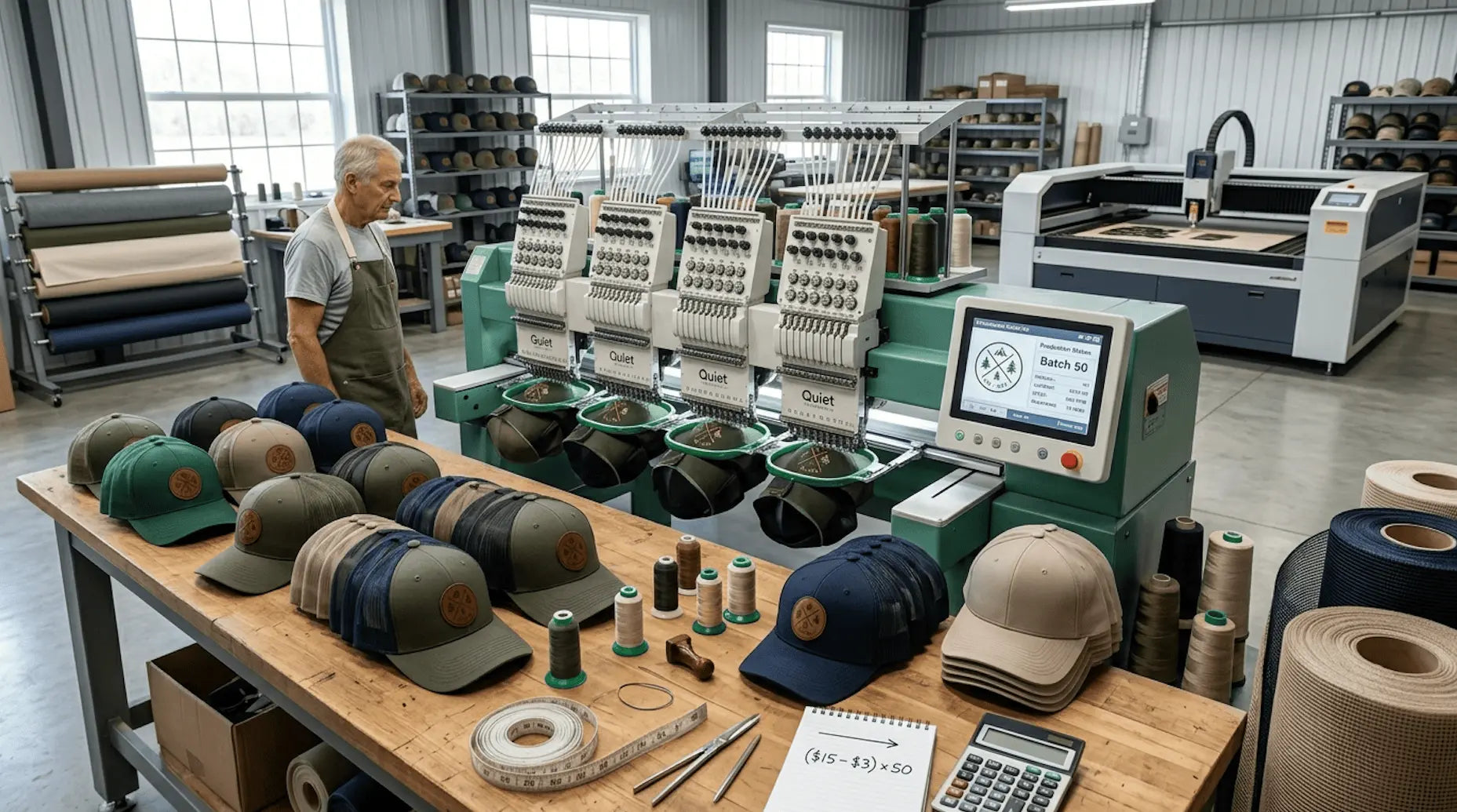 small batch custom logo hats guide