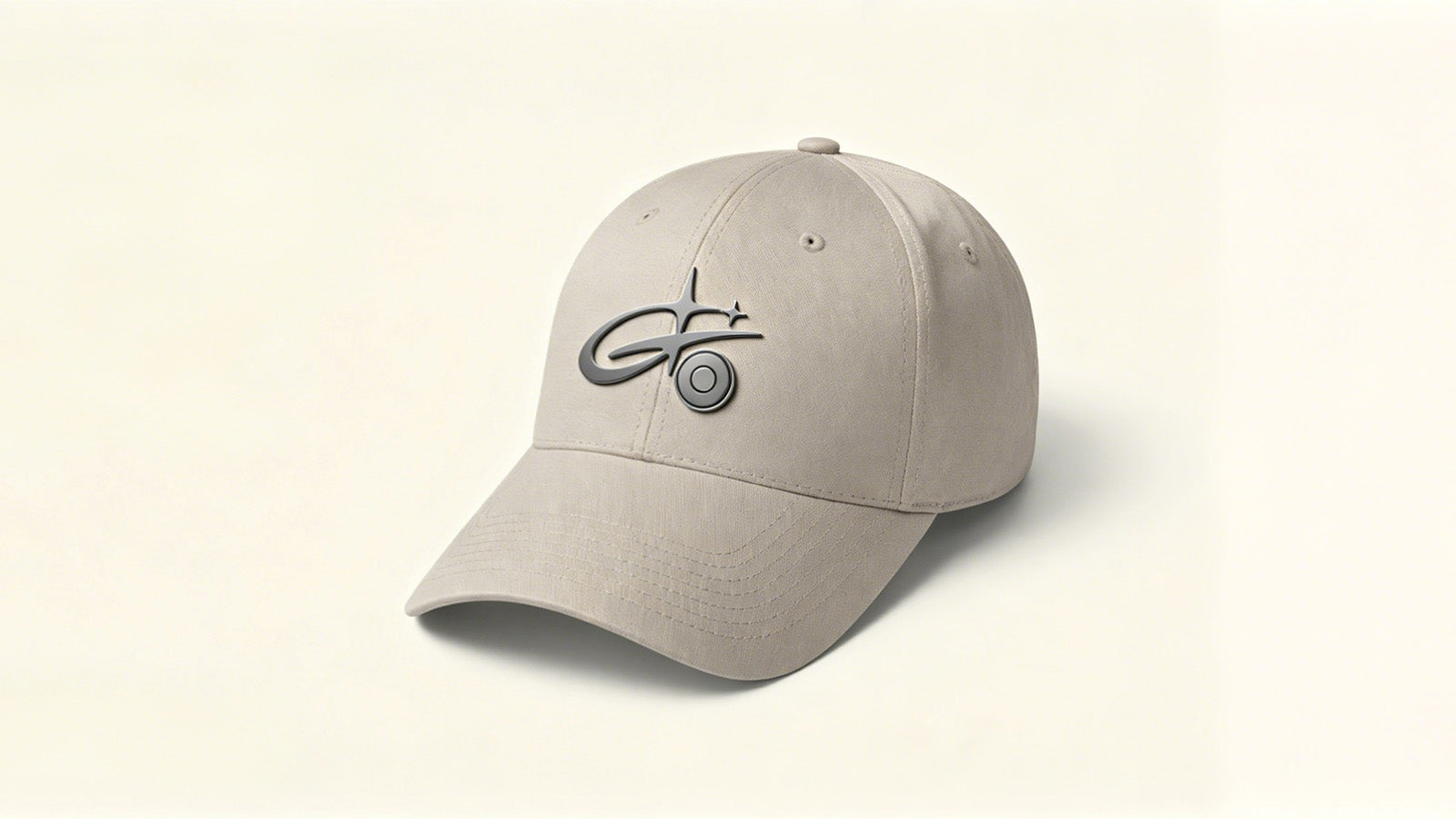 metal hat label defining brand quality