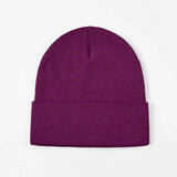 Blank Cuffed Wool Blend Beanie Wholesale - 1149