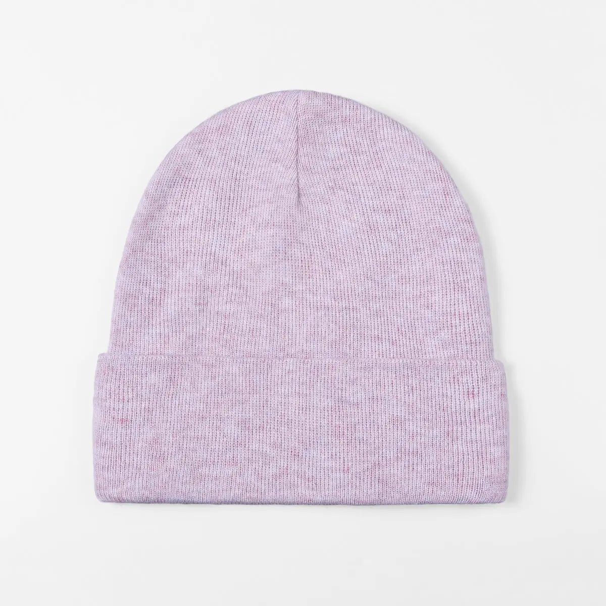 Blank Cuffed Wool Blend Beanie Wholesale - 1149