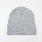 Blank Cuffed Wool Blend Beanie Wholesale - 1149