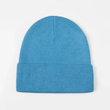 Blank Cuffed Wool Blend Beanie Wholesale - 1149