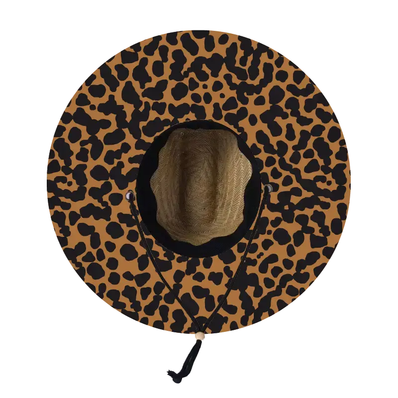 Straw Lifeguard Sun Hat Wholesale - Blank and Under Brim