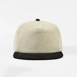 Blank 5 Panel Corduroy Snapback Hat Wholesale - 5123