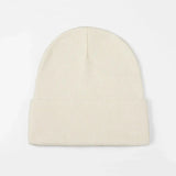 Blank Cuffed Wool Blend Beanie Wholesale - 1149