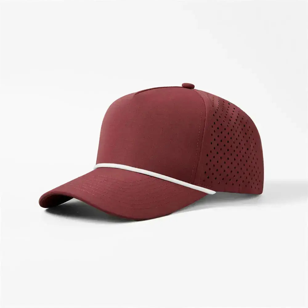 Blank & Custom 5 Panel Laser Performance Golf Rope Hat Wholesale - 6526P