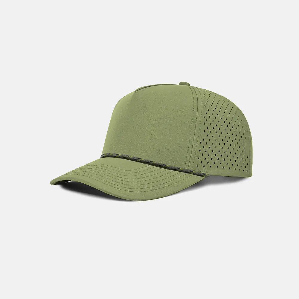 Blank Recycled Water Repellent Snapback Golf Rope Hat - 6526PÂ L.Army Green K126-10 Foremost Hat