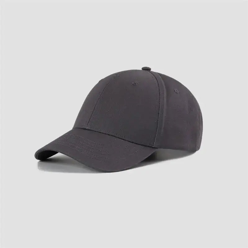 Blank 6 Panel Mid Profile Structured Baseball Cap Wholesale - 6166