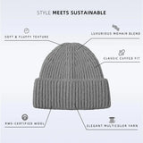 Blank Cuffed Women's Mohair Blend Beanie Wholesale - 1265 Foremost Hat