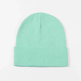 Blank Cuffed Wool Blend Beanie Wholesale - 1149