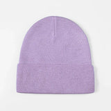 Blank Cuffed Wool Blend Beanie Wholesale - 1149
