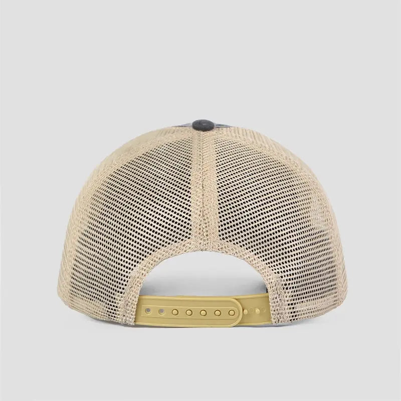 Blank Vintage 6 Panel Unstructured Mesh Trucker Hats Wholesale - 6532