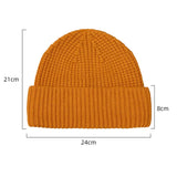 Blank Wool Waffle Knit Beanie Wholesale - 1263