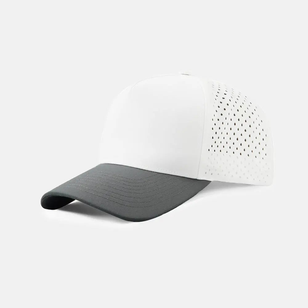 Blank 5 Panel Recycled Perforated Snapback - 6526 foremosthat