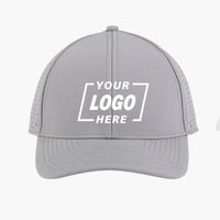 Blank Performance Water Resistant Perforated Snapback Hat - 6266