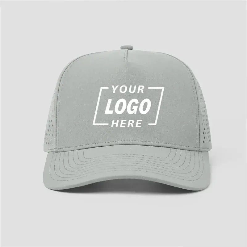 Blank Laser Perforated 5 Panel Performance Snapback Hat Wholesale - 6526