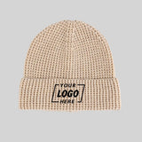 Blank Waffle Knit Cuffed Performance Beanie Wholesale - 1546