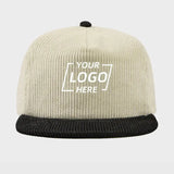 Blank 5 Panel Corduroy Snapback Hat Wholesale - 5123