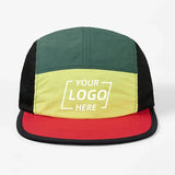 Blank Water Repellent 5 Panel Nylon Mesh Camper Hat - 5209