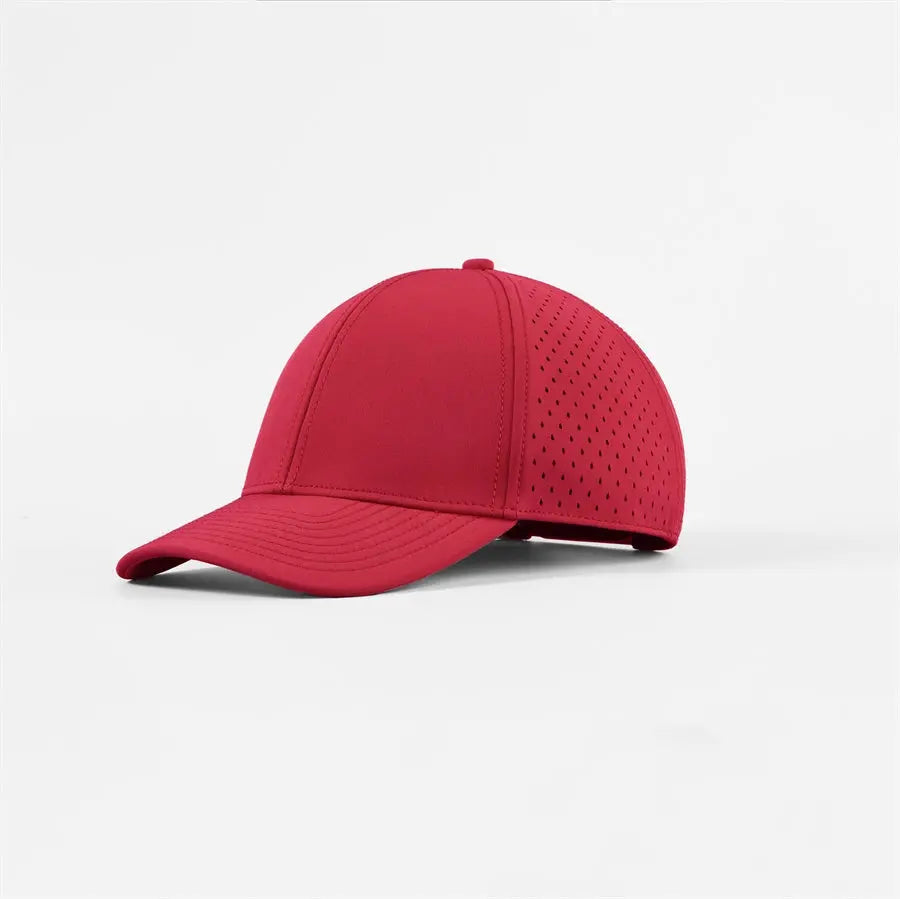 Blank Performance Water Resistant Perforated Snapback Hat Wholesale - 6266