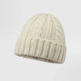 Blank Australian Wool Cable Knit Beanie - 1340