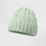 Blank Australian Wool Cable Knit Beanie - 1340