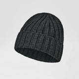 Blank Ribbed Merino Wool and Cashmere Blend Beanies - 1313